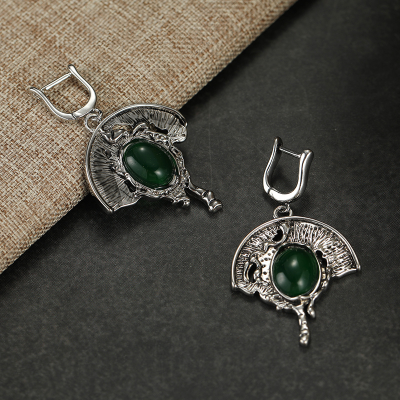 Bohemian Style Fan-Shaped Earrings